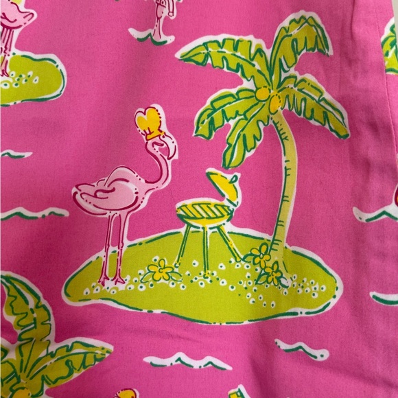 Vintage White‎ Label Lilly Pulitzer Skirt- Rare Flamingo Print - Picture 5 of 9